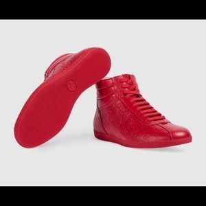 Gucci Signature High Top Shoes